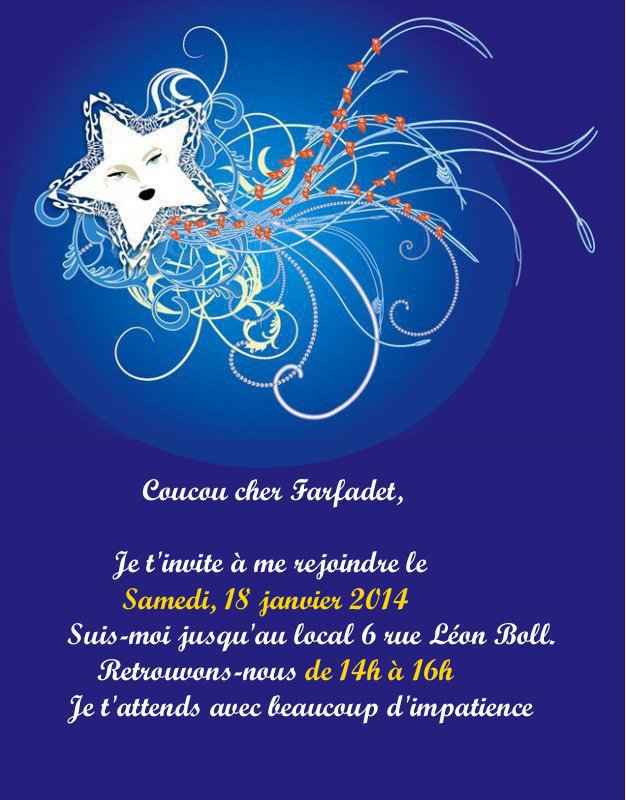 Invitation farfadet du 18 janvier 2014